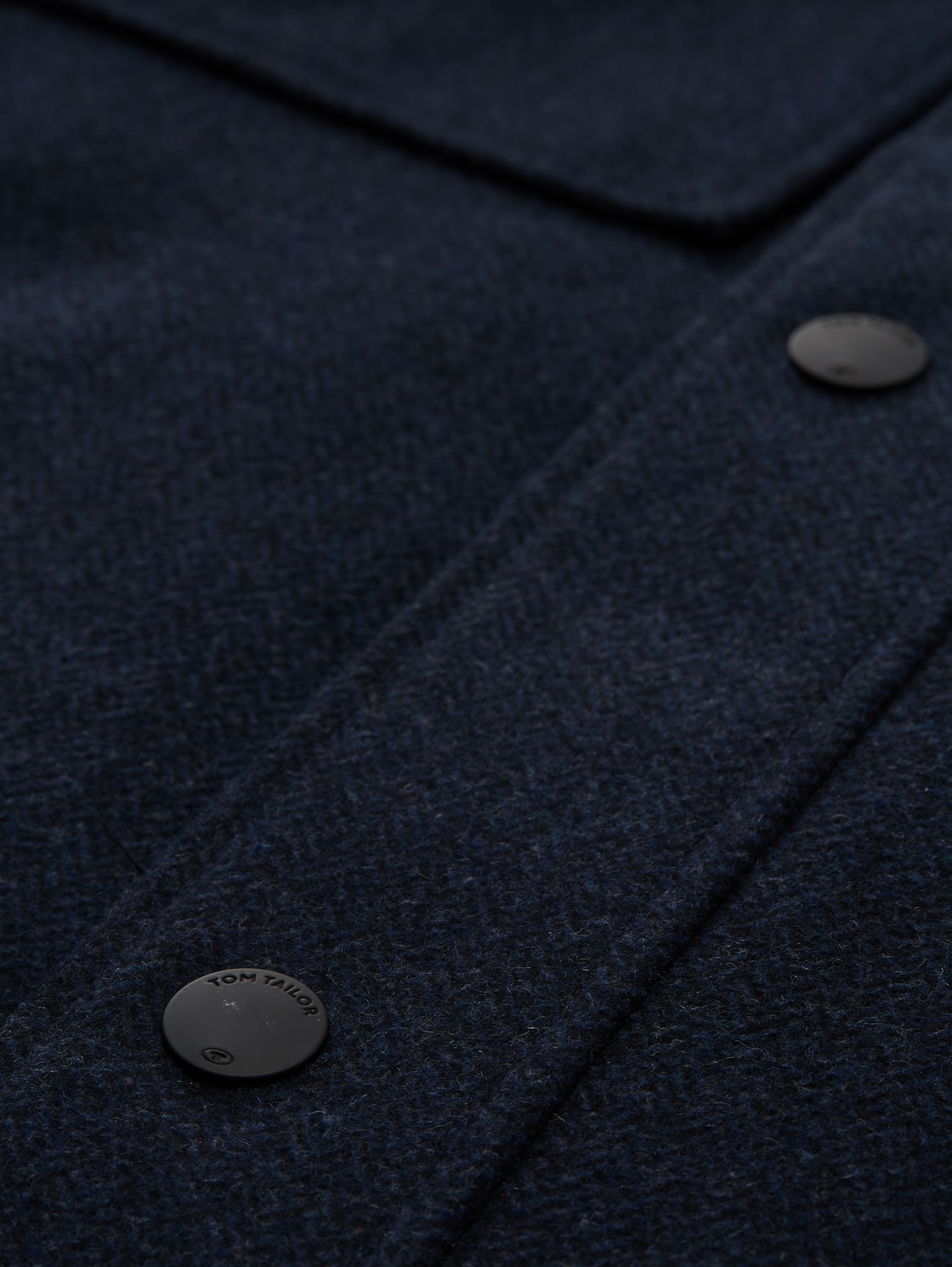 2-in-1 Wolljacke mit abnehmbarer Innenjacke - blue small herringbone - Produkt-Detail-Ansicht