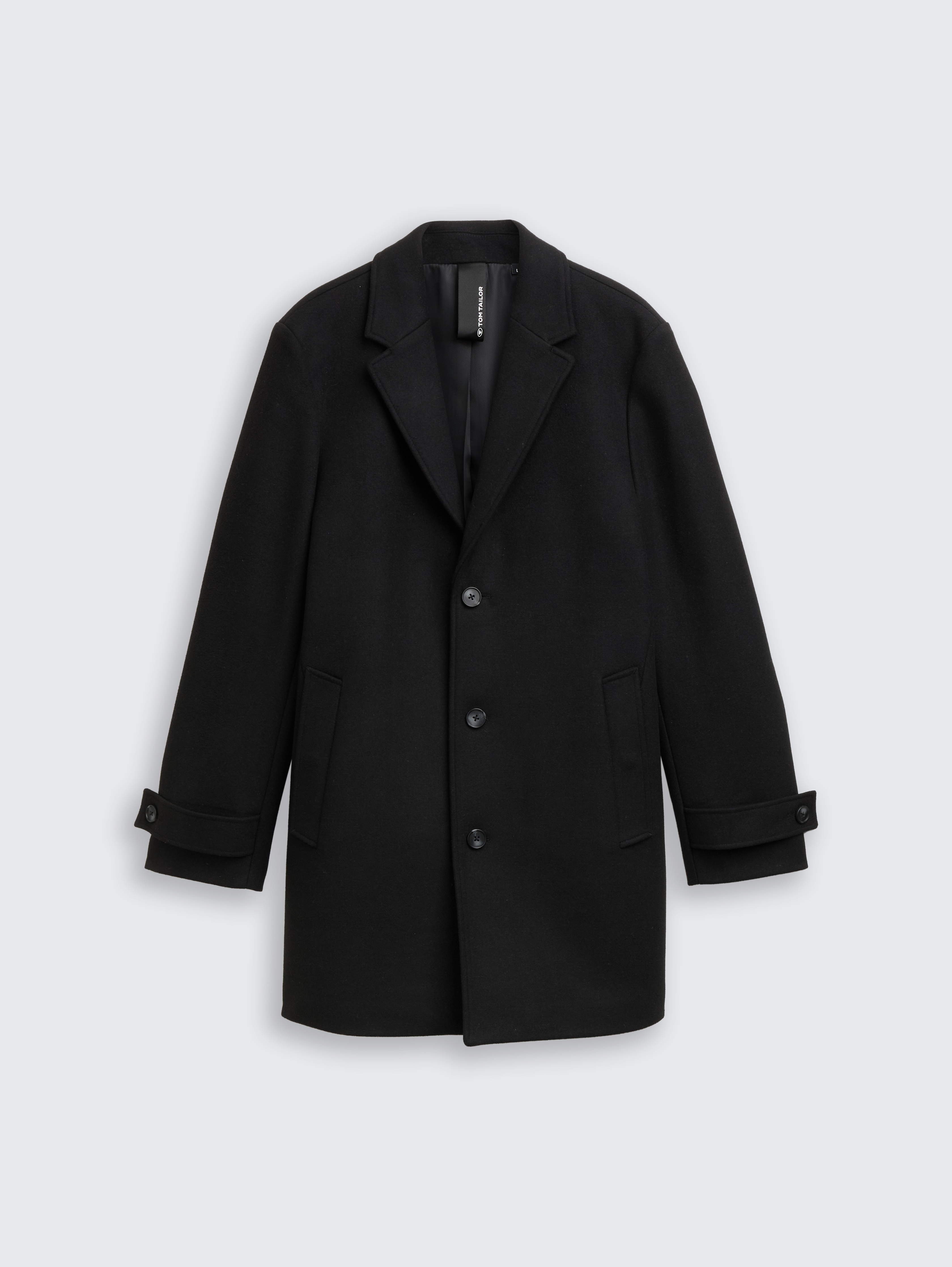 Wool coat with stand-up collar by Tom Tailor