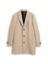 Nicht ausgewählt, Wollmantel mit Reverskragen von , braun