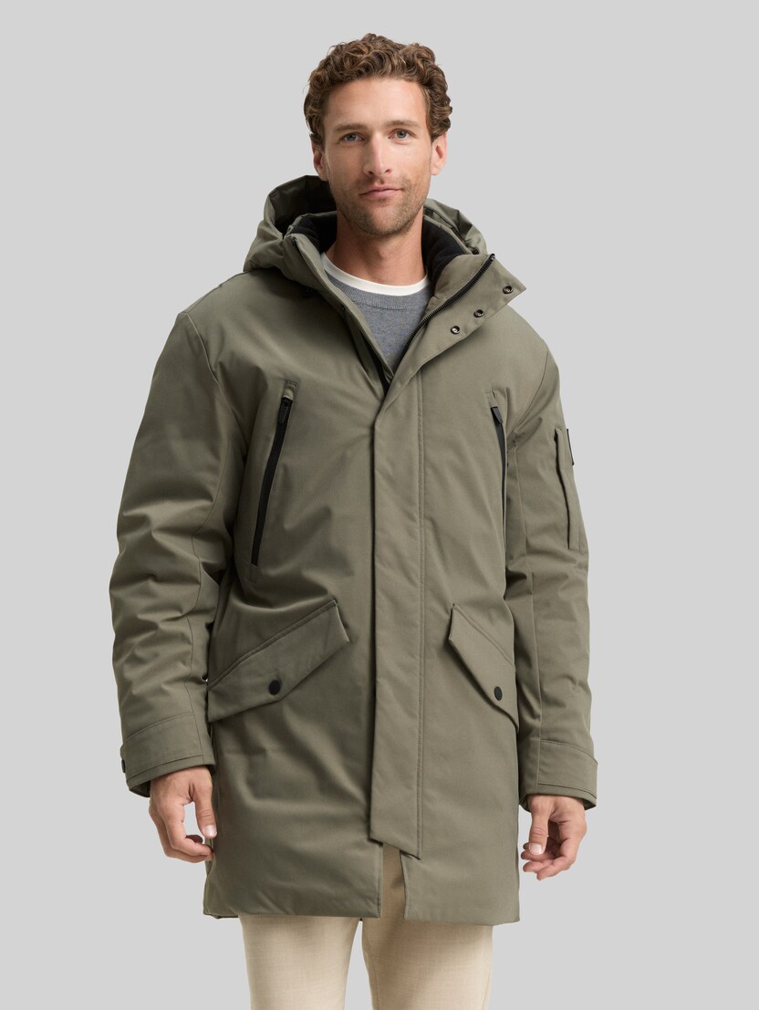 TT.PRO.TECH Parka mit abnehmbarer Kapuze von Men, smokey olive green