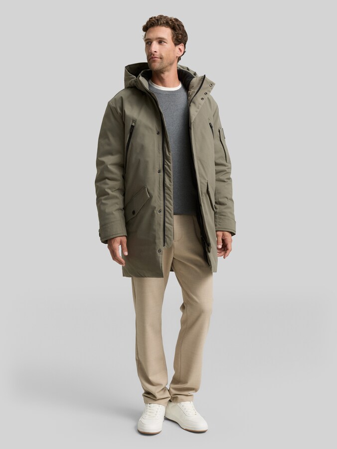TT.PRO.TECH Parka mit abnehmbarer Kapuze von Men, smokey olive green