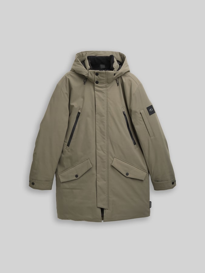 TT.PRO.TECH Parka mit abnehmbarer Kapuze von Men, smokey olive green