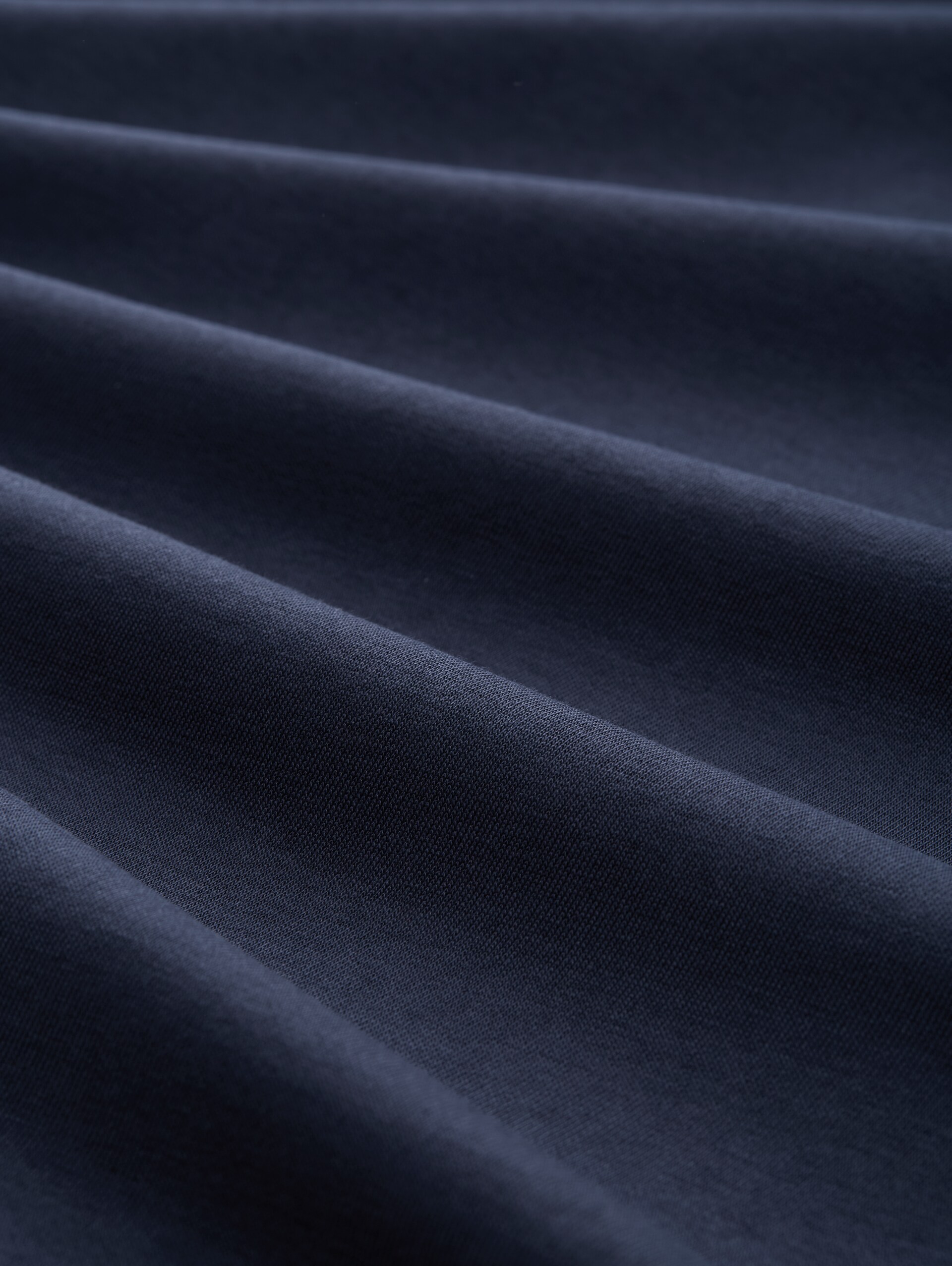 Plus - Sweat jacket with a stand-up collar - sky captain blue - Material view