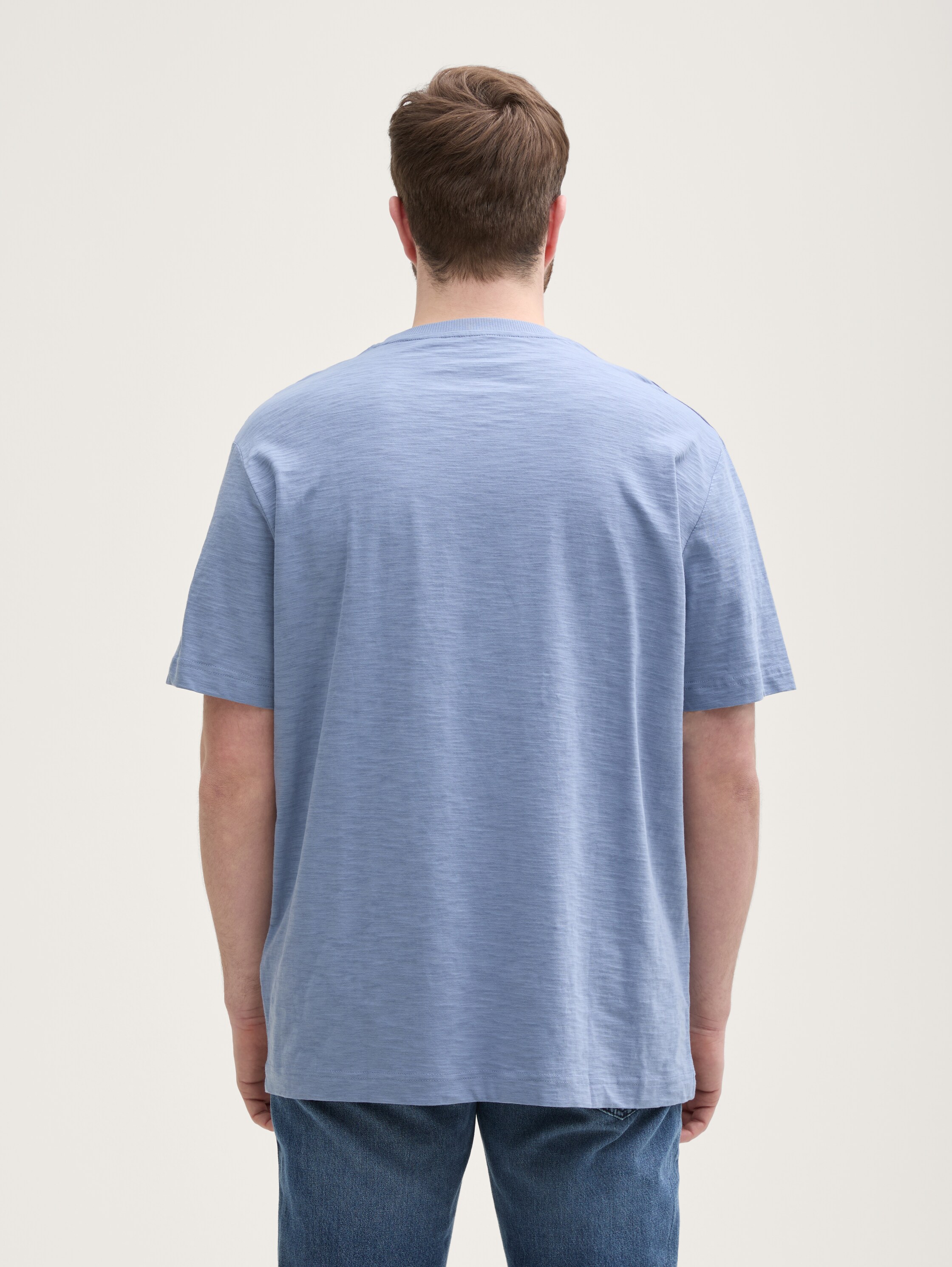 Plus Size - T-Shirt mit Foto-Print - dove_blue - 