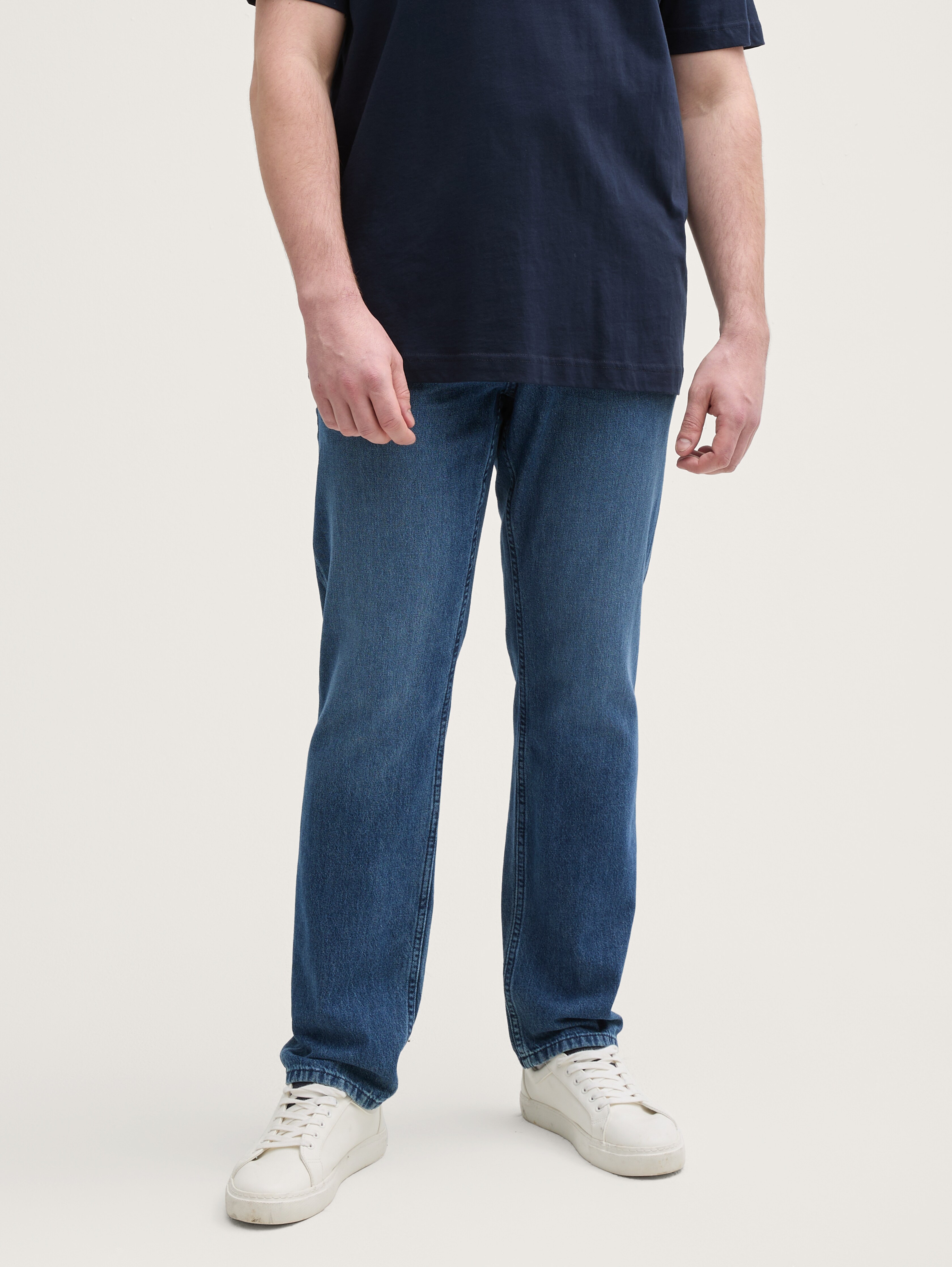 Plus Size - TTPLUS REGULAR Jeans von Men Plus Size, Used Mid Stone Blue Denim