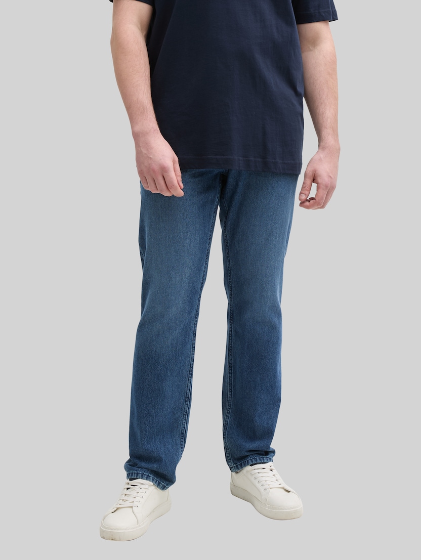 Plus Size - TTPLUS REGULAR Jeans von Men Plus Size, Used Mid Stone Blue Denim