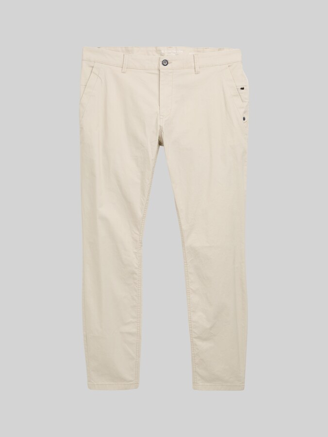 Plus Size - Tapered Chino Hose von Men Plus Size, light cashew beige
