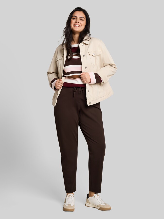 Plus Size - Pantalon ample par Women Plus Size, java dark brown