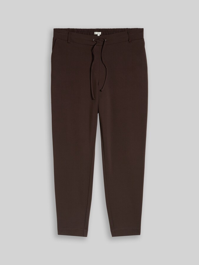 Plus Size – Loose-Fit Trousers by Women Plus Size, java dark brown