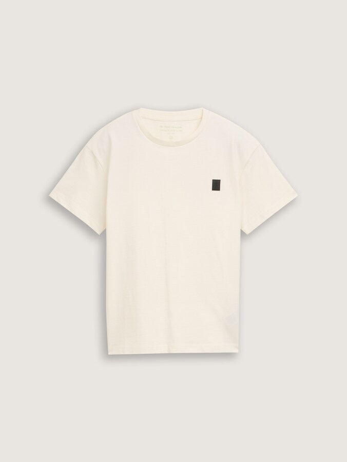 Oversized T-shirt door Teen Boys, Wool White