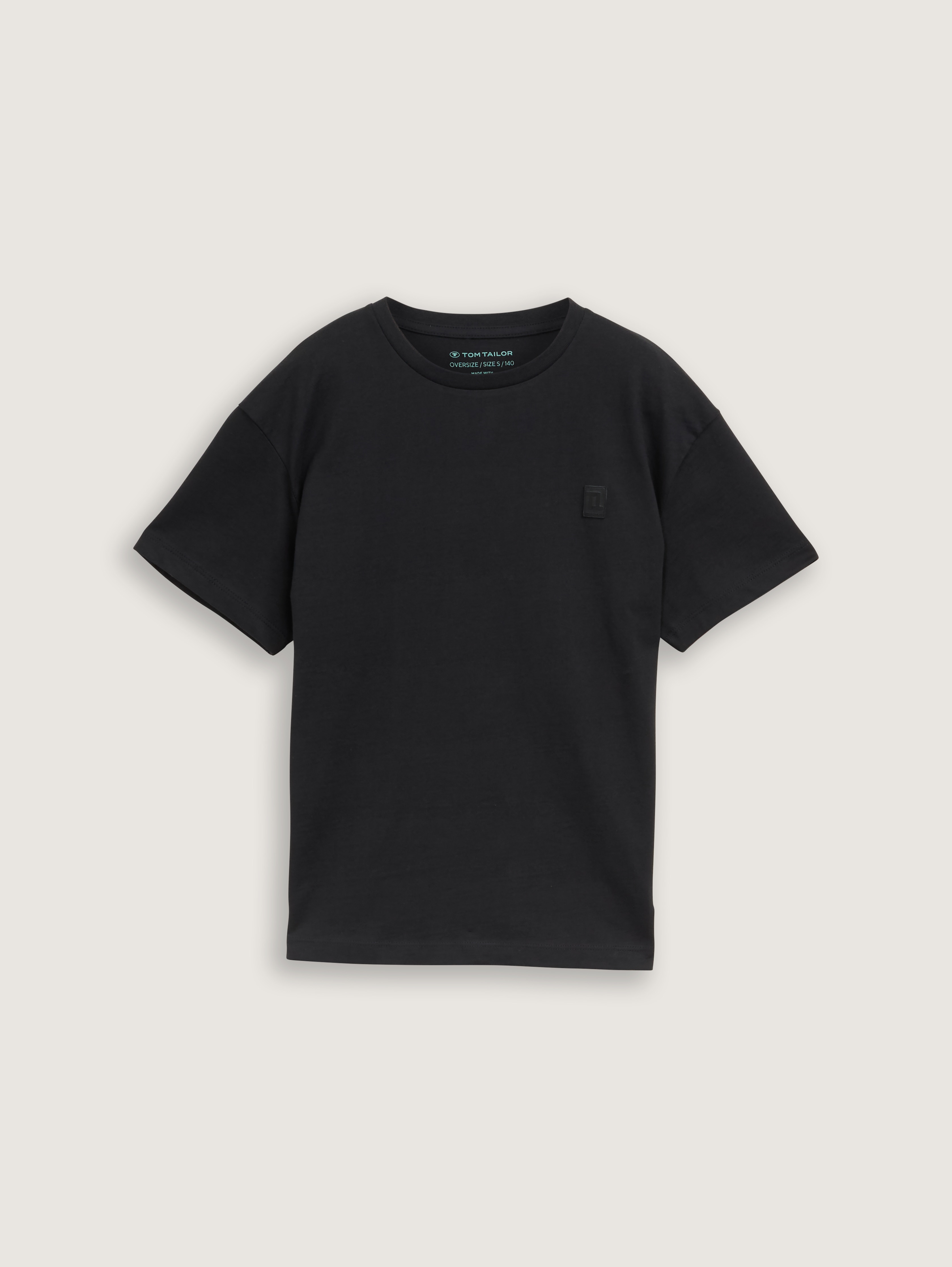 Oversize T-Shirt von Teen Boys, heavy black