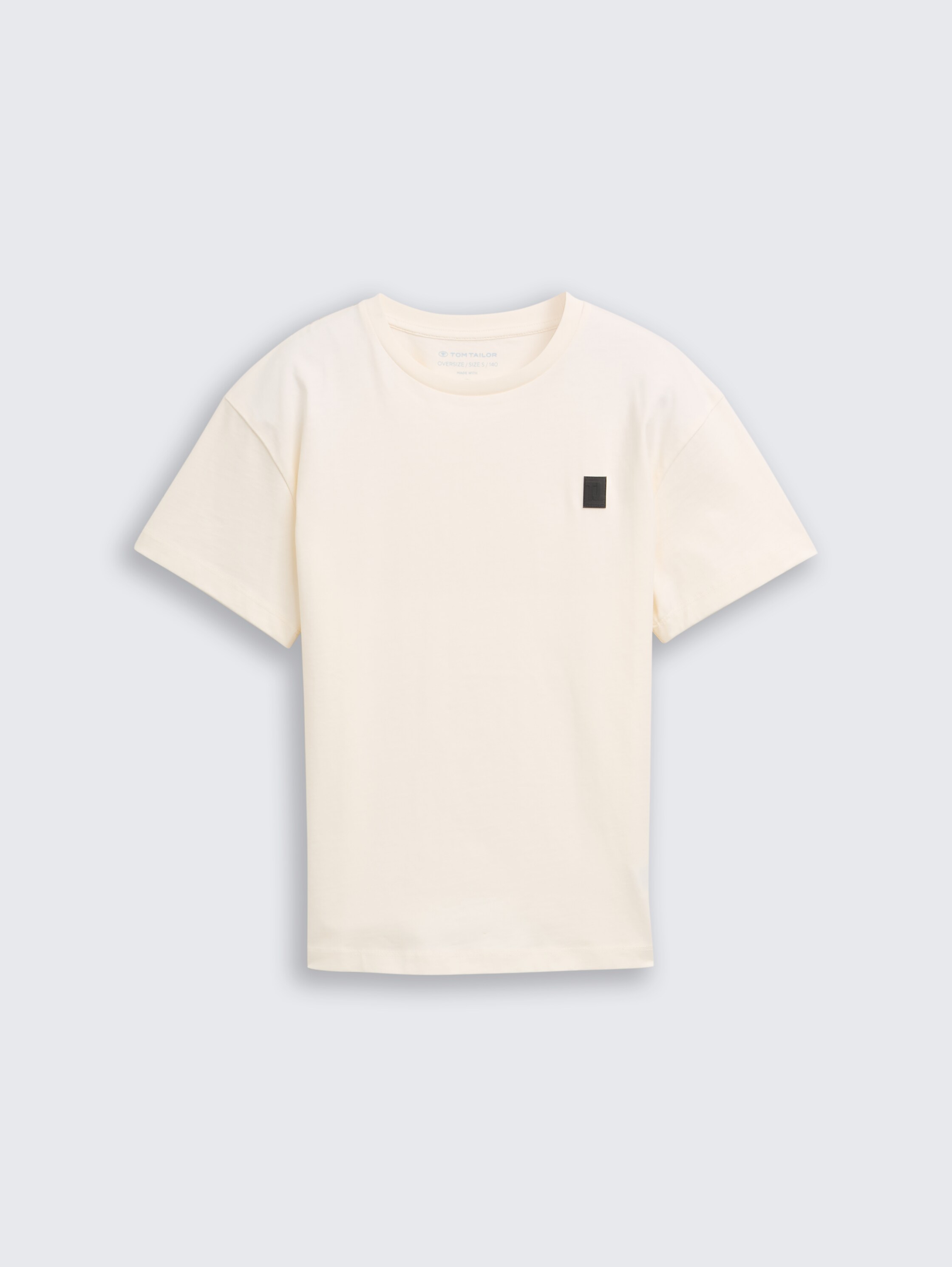 Oversize T-Shirt - weiß - Vorder-Produkt-Ansicht