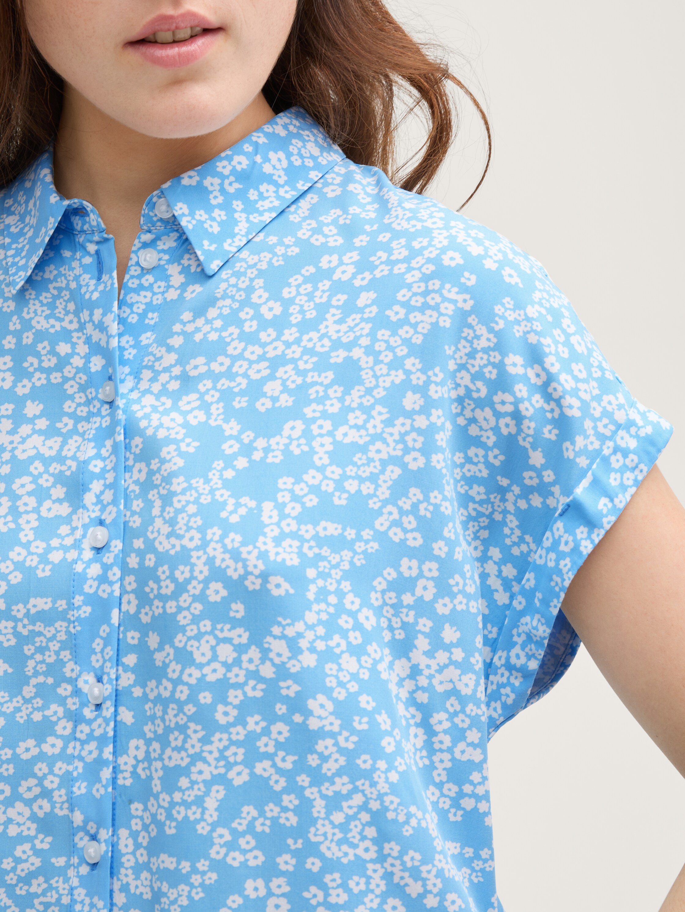 Bluse aus Viskose - small_flower_print - 