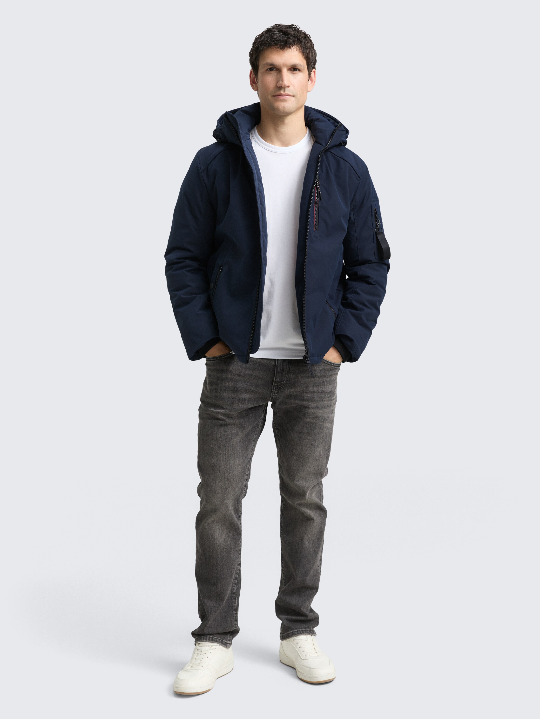 Winter jacket with detachable hood - sky_captain_blue_1 - 