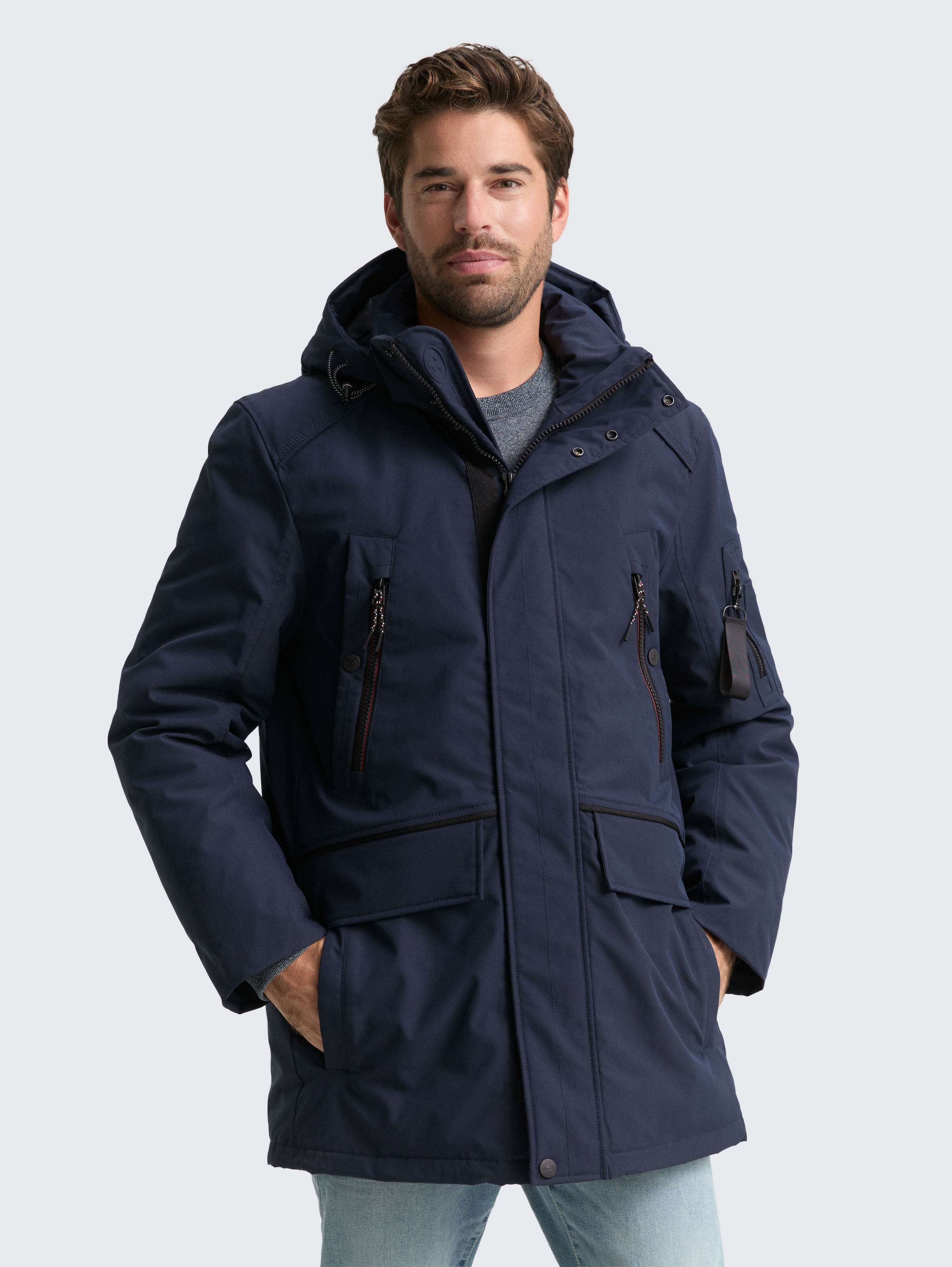Arctic Parka mit abnehmbarer Kapuze - sky_captain_blue_1 - 