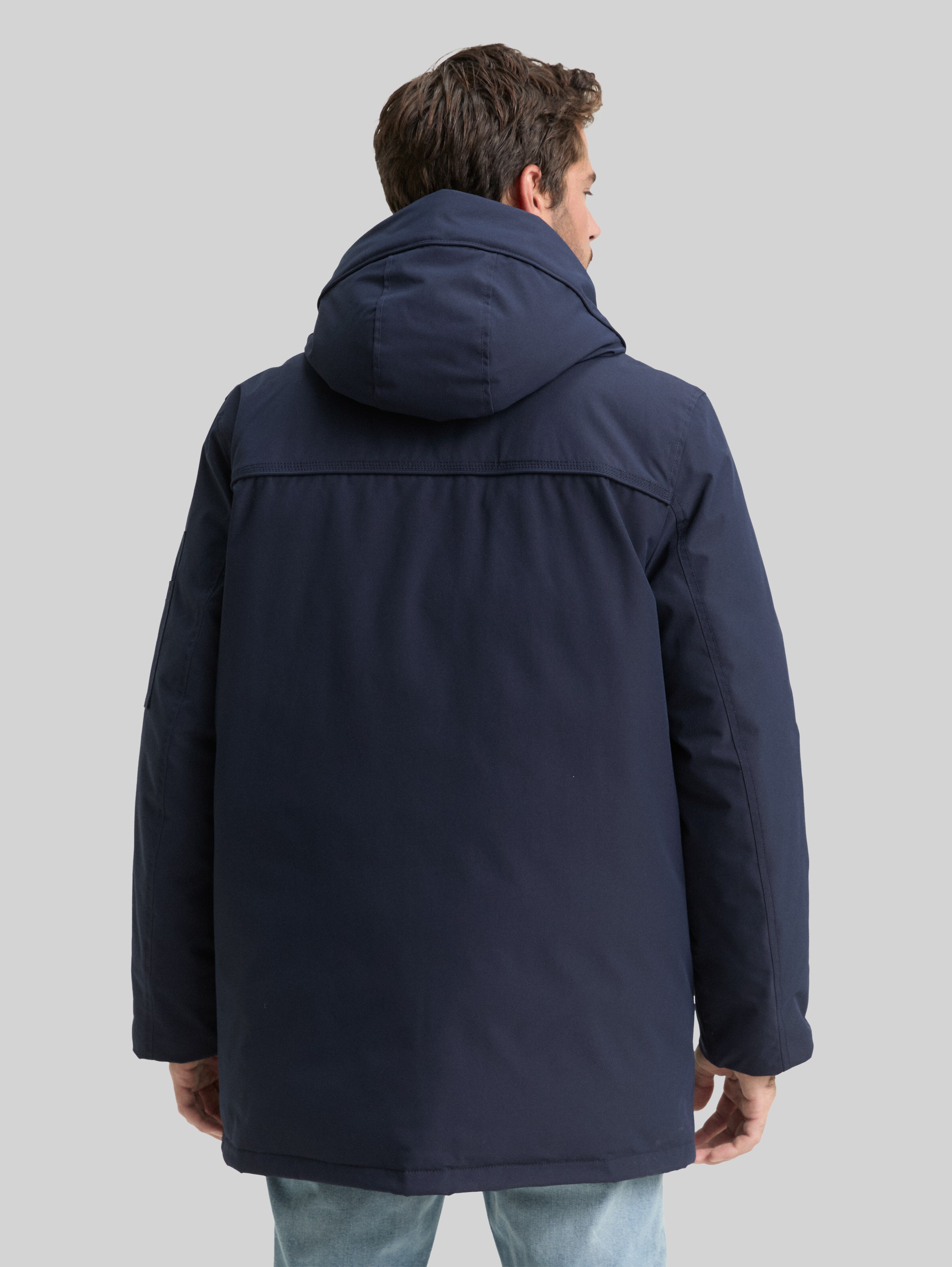 Arctic parka with detachable hood in blue by Tom Tailor