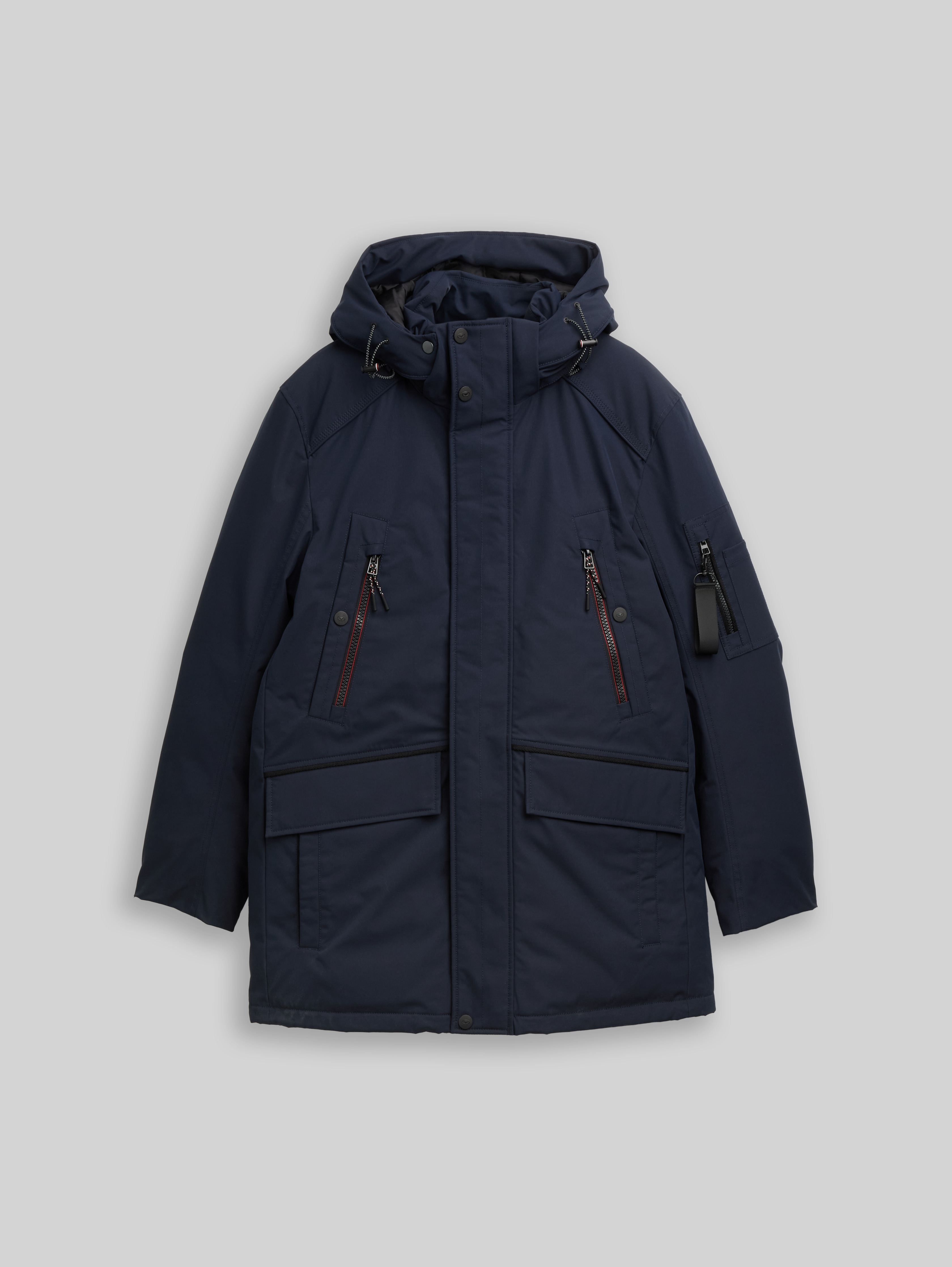 Arctic parka with detachable hood in blue by Tom Tailor