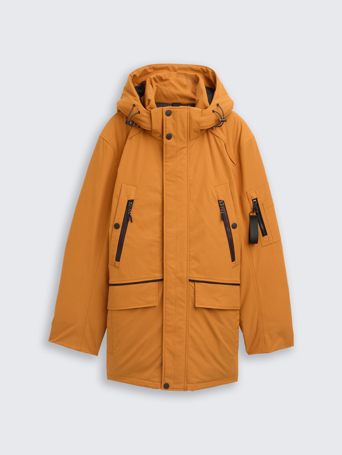 Arctic Parka mit abnehmbarer Kapuze - Peanut Butter Brown - Vorder-Produkt-Ansicht