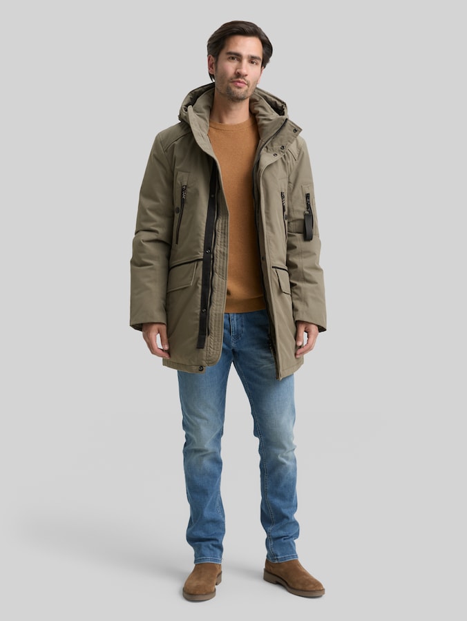 Arctic Parka mit abnehmbarer Kapuze von Men, smokey olive green