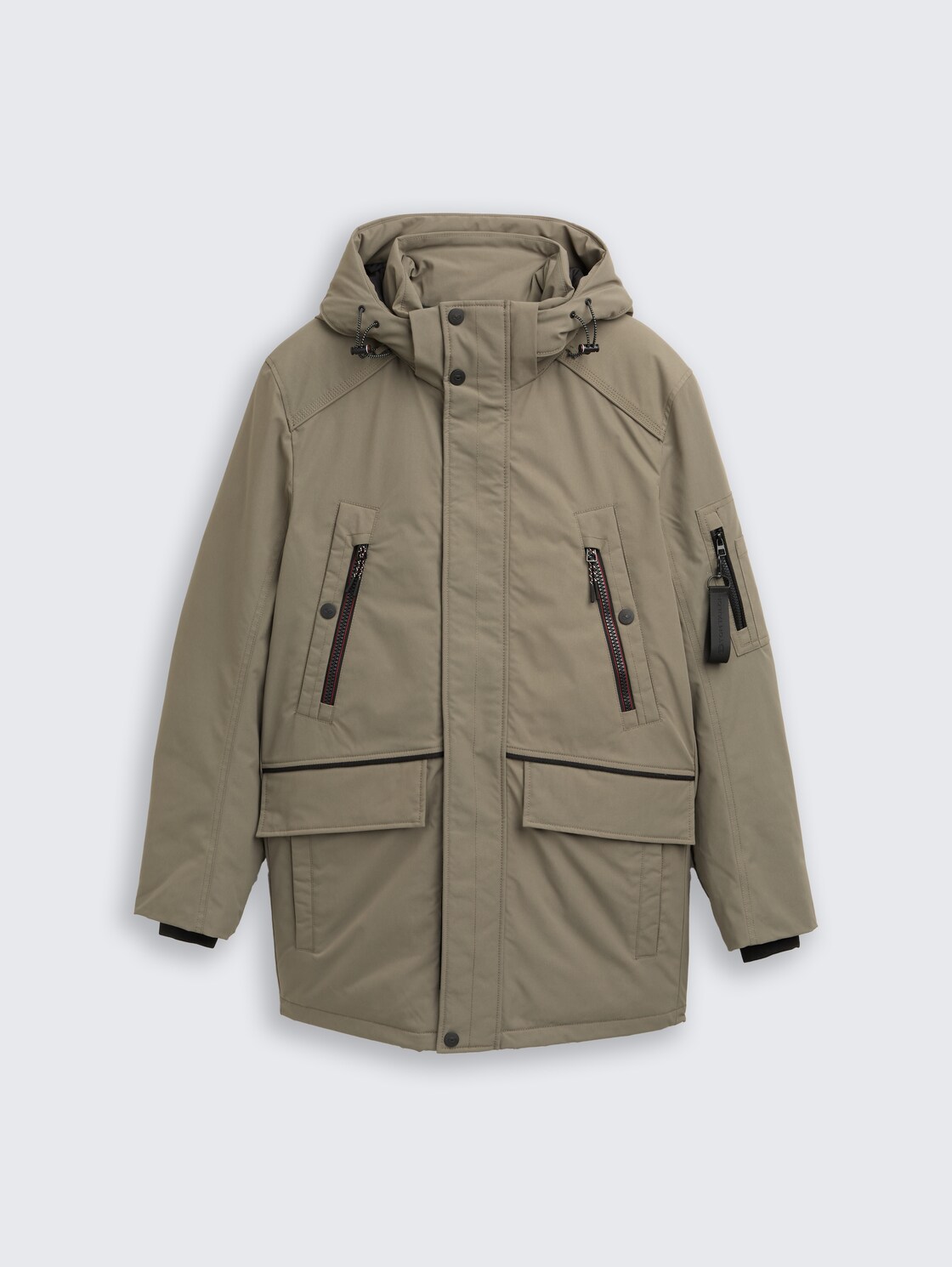 Arctic Parka mit abnehmbarer Kapuze - smokey olive green - Vorder-Produkt-Ansicht