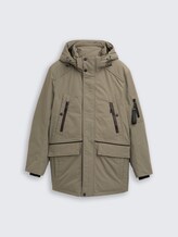 Arctic Parka mit abnehmbarer Kapuze - smokey olive green - Vorder-Produkt-Ansicht