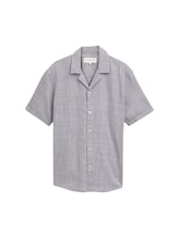 Nicht ausgewählt, Relaxed Fit Kurzarmhemd aus Baumwolle von , grau