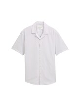 Ausgewählt, Relaxed Fit Kurzarmhemd aus Baumwolle von Tom Tailor, grau