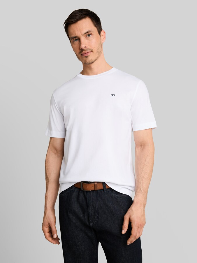 Basic T-shirts in een set van 3 door Men, Dark Grey Melange