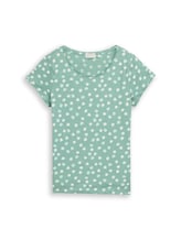 Ausgewählt, T-Shirt mit Rundhalsausschnitt von Tom Tailor, grün