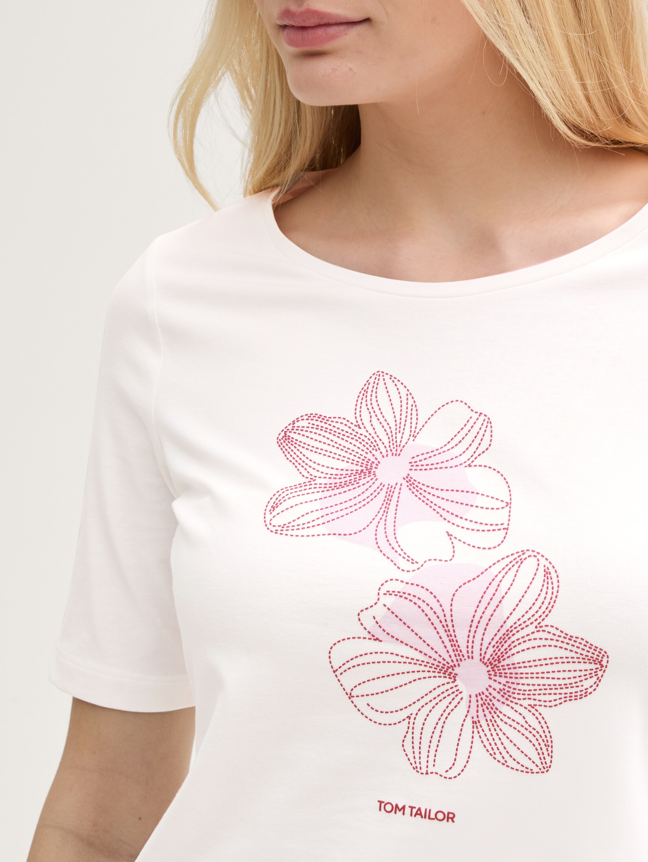 T-Shirt mit Print - whisper_white - 