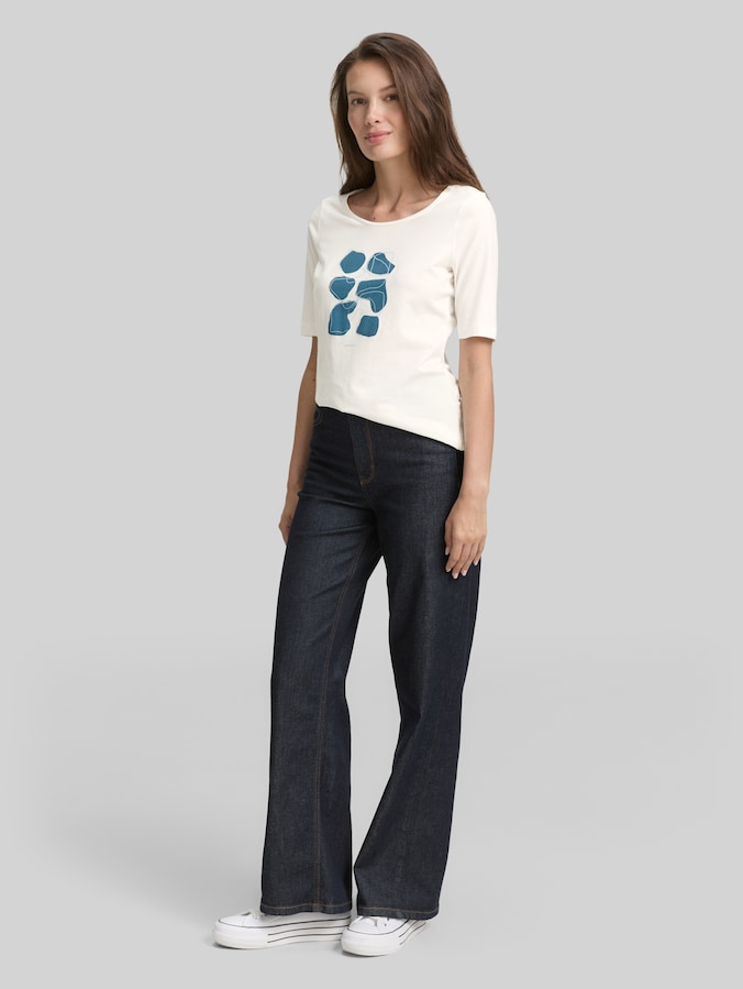 T-shirt met print door Women, Soft Clear White