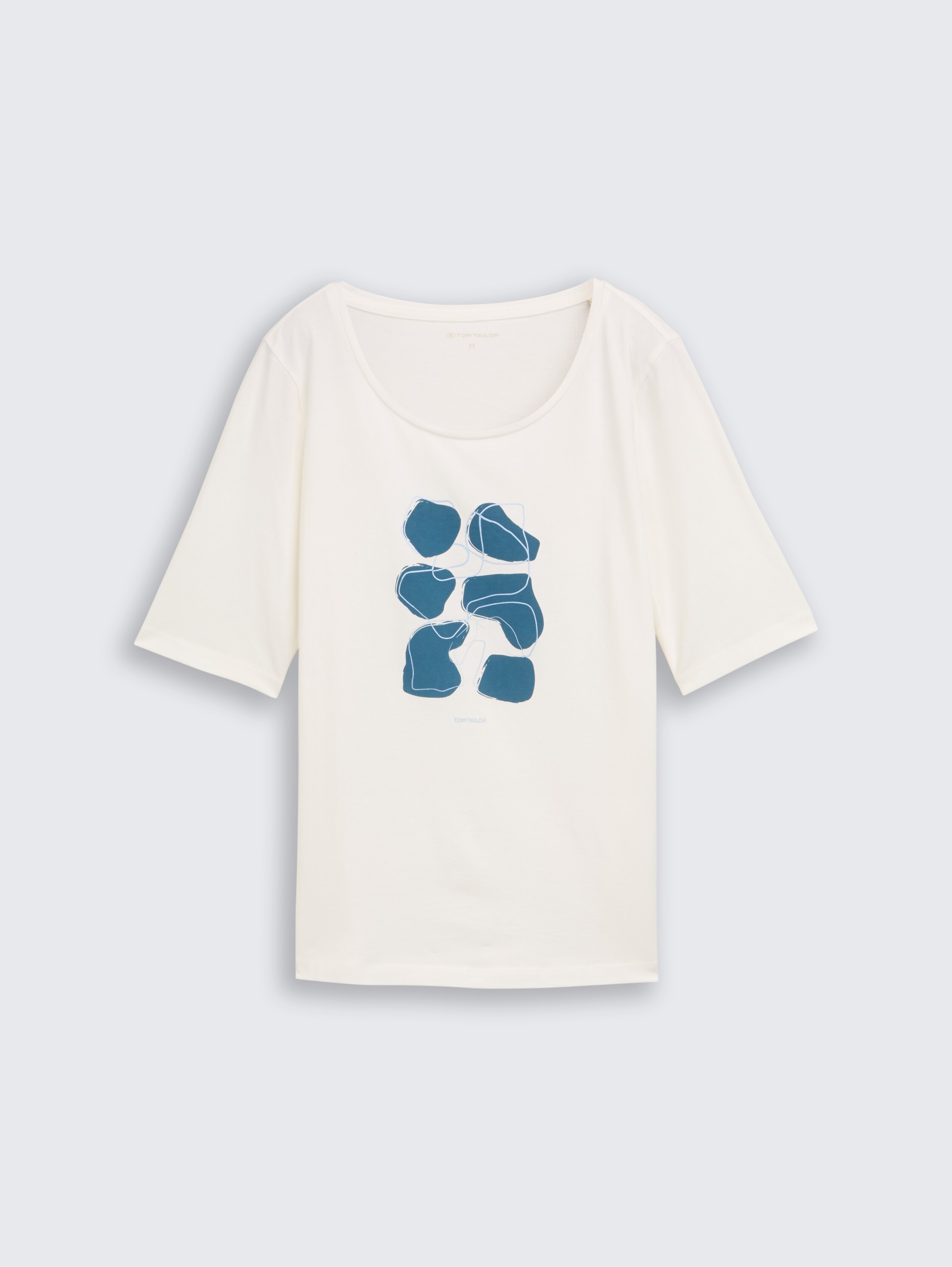 T-Shirt mit Print - soft_clear_white_1 - 