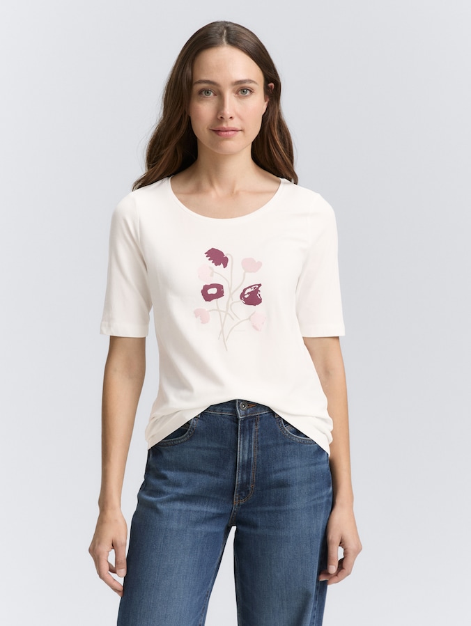 T-shirt met print door Women, off white
