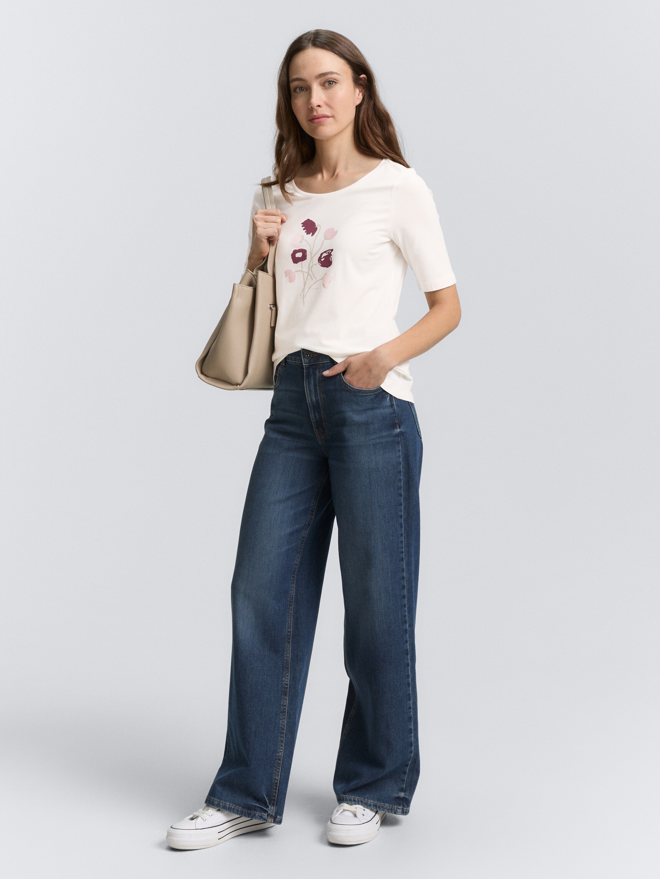 T-Shirt mit Print - off_white_1 - 