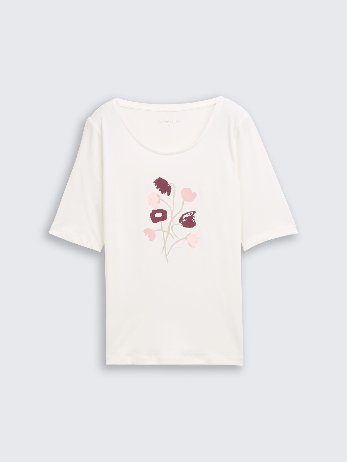 T-Shirt mit Print - off white - Vorder-Produkt-Ansicht