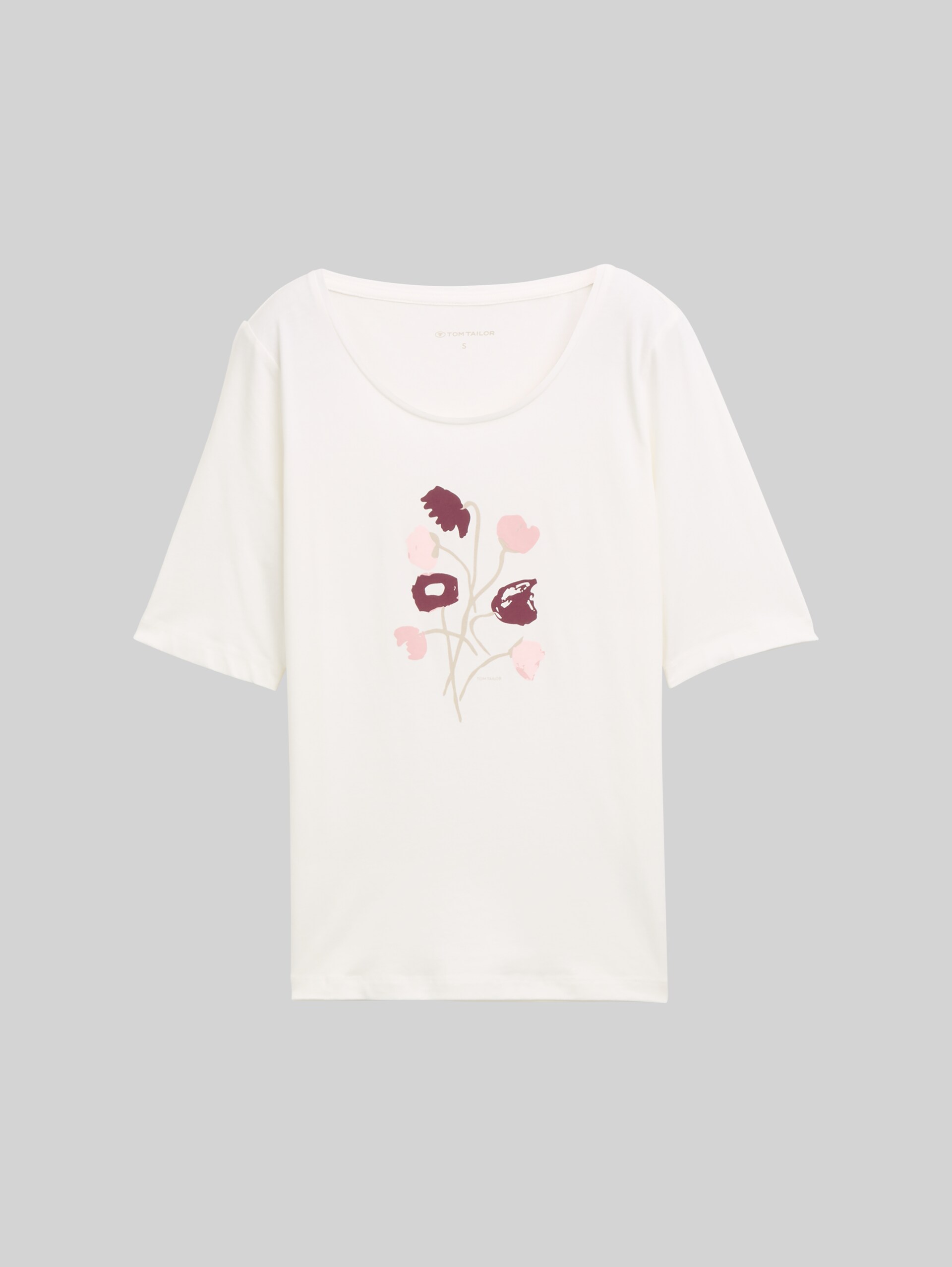 T-shirt with print - off white - Front product view