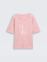 Tee shirt avec imprimé - Morning Pink - Vue de face du produit