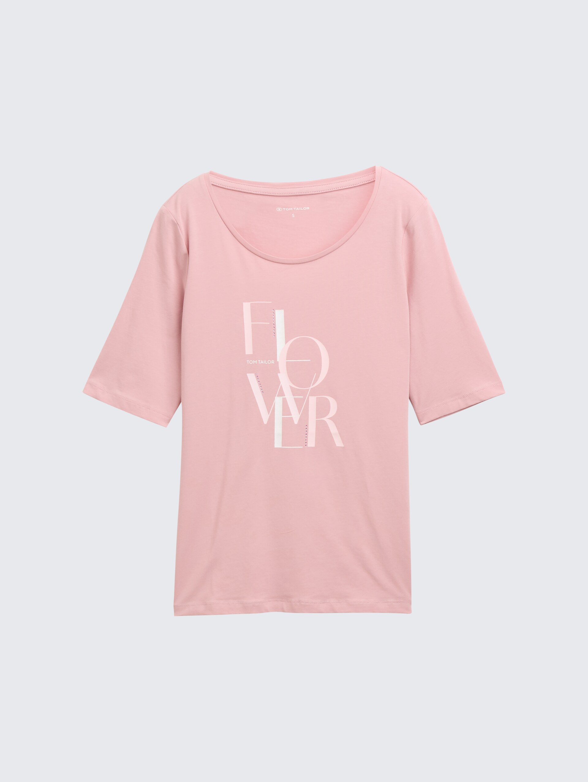 T-Shirt mit Print - Morning Pink - Vorder-Produkt-Ansicht