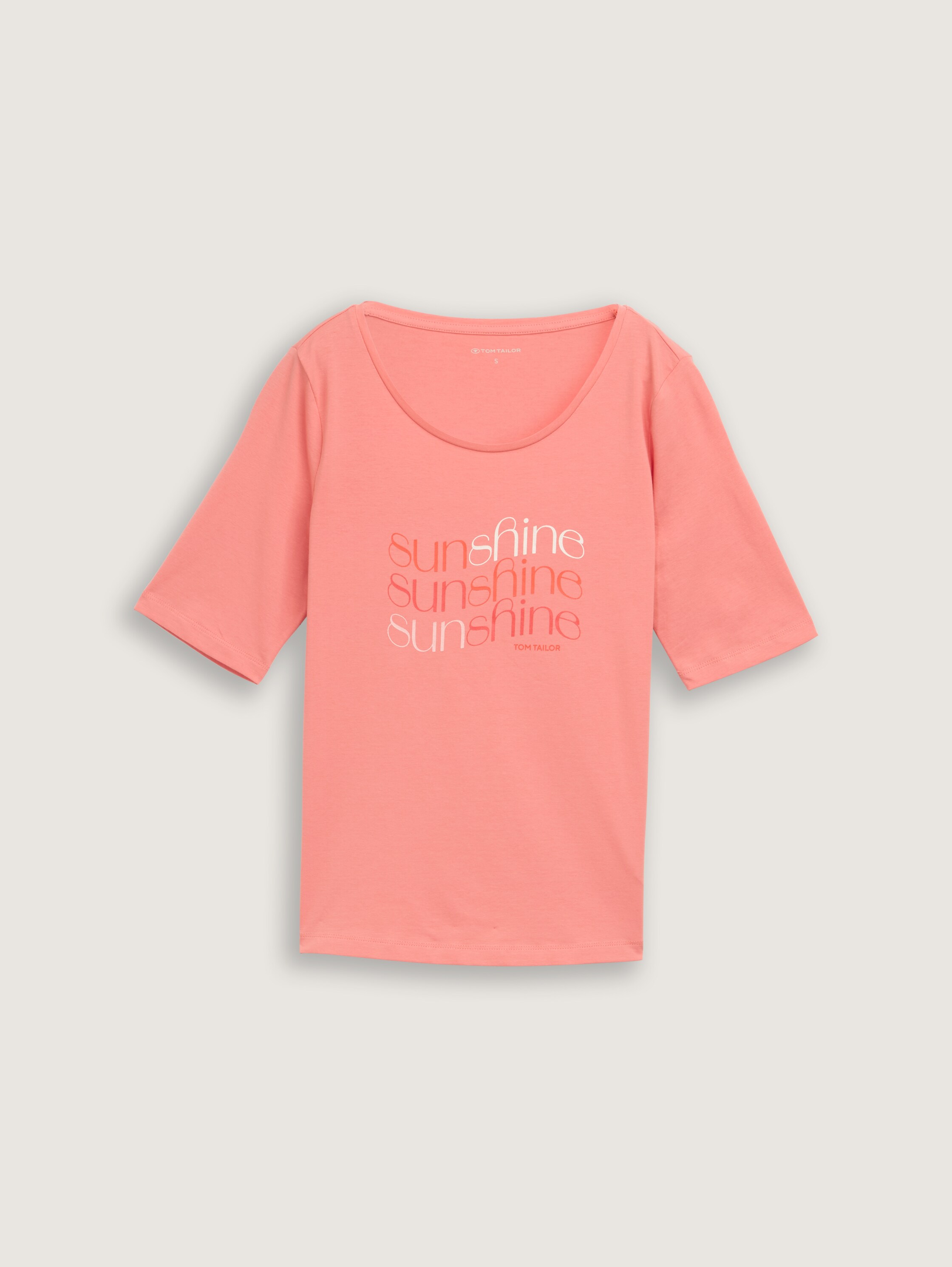 T-Shirt mit Print - rosewood_pink - 