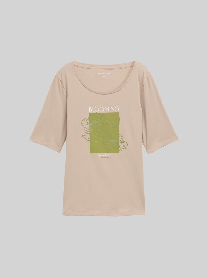 T-shirt met print door Women, soft taupe grey