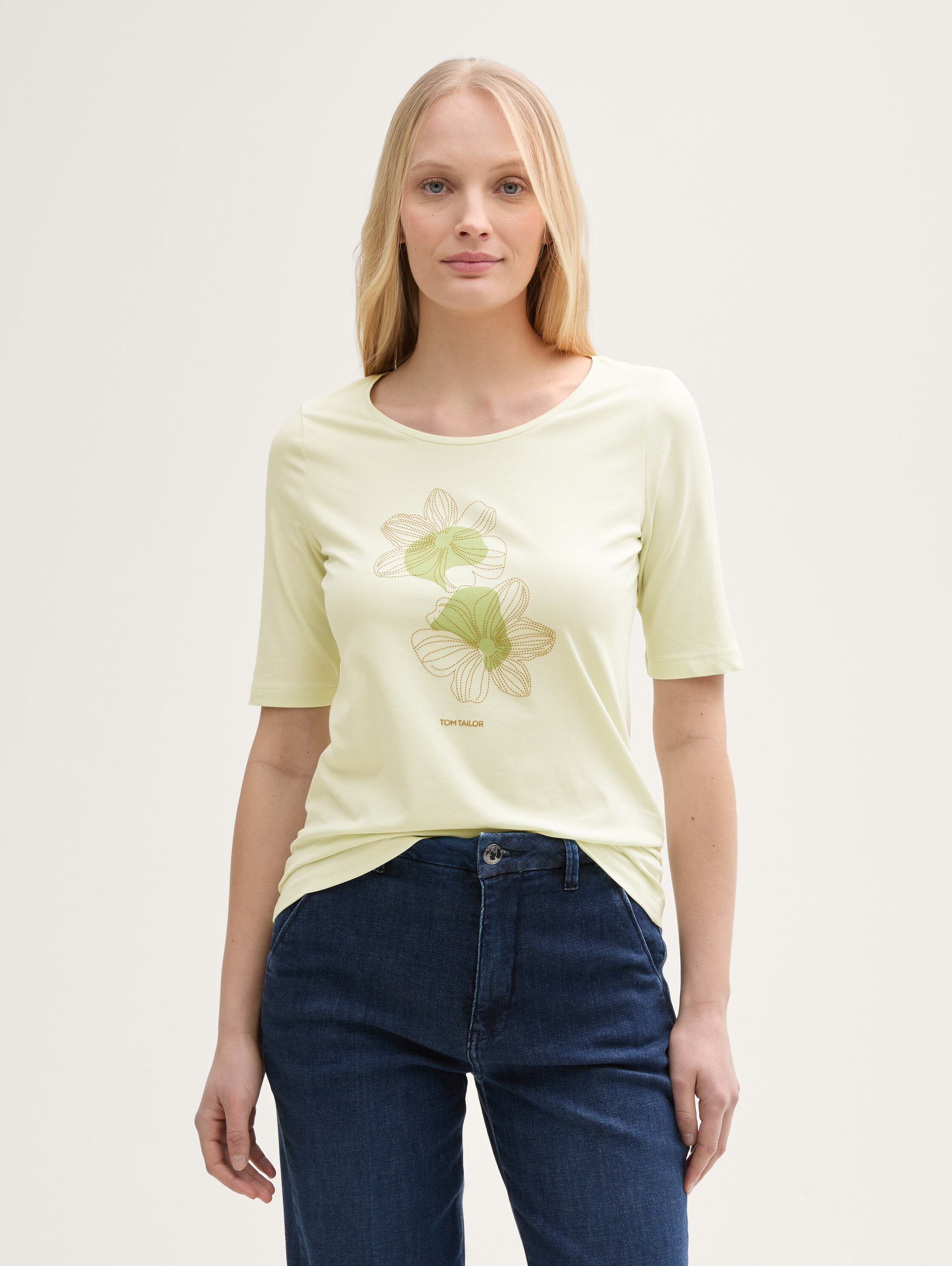 T-Shirt mit Print - touch_of_mint - 