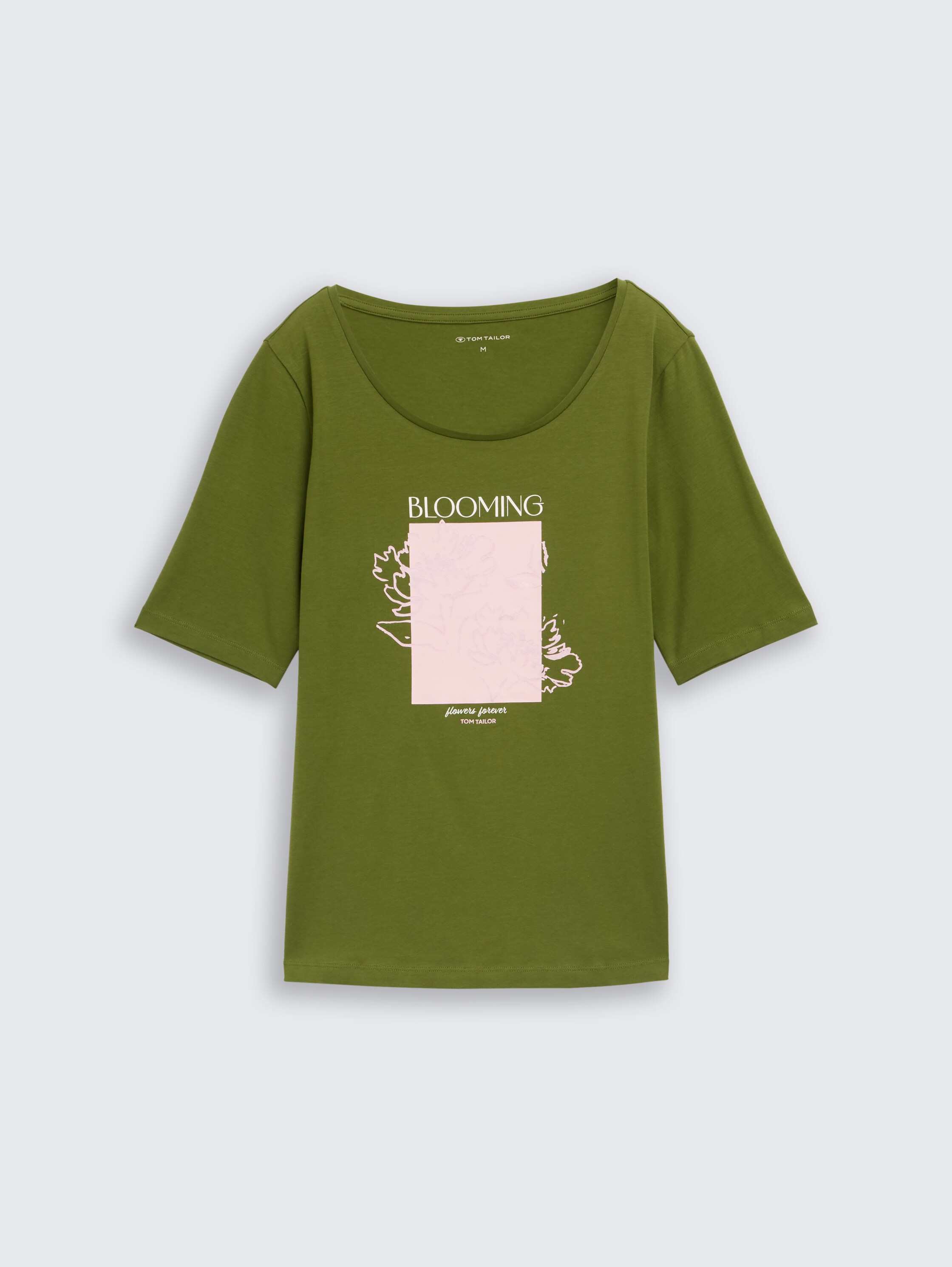 T-Shirt mit Print - deep ivy green - Vorder-Produkt-Ansicht