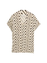 Ausgewählt, T-Shirt mit V-Ausschnitt von Tom Tailor, beige