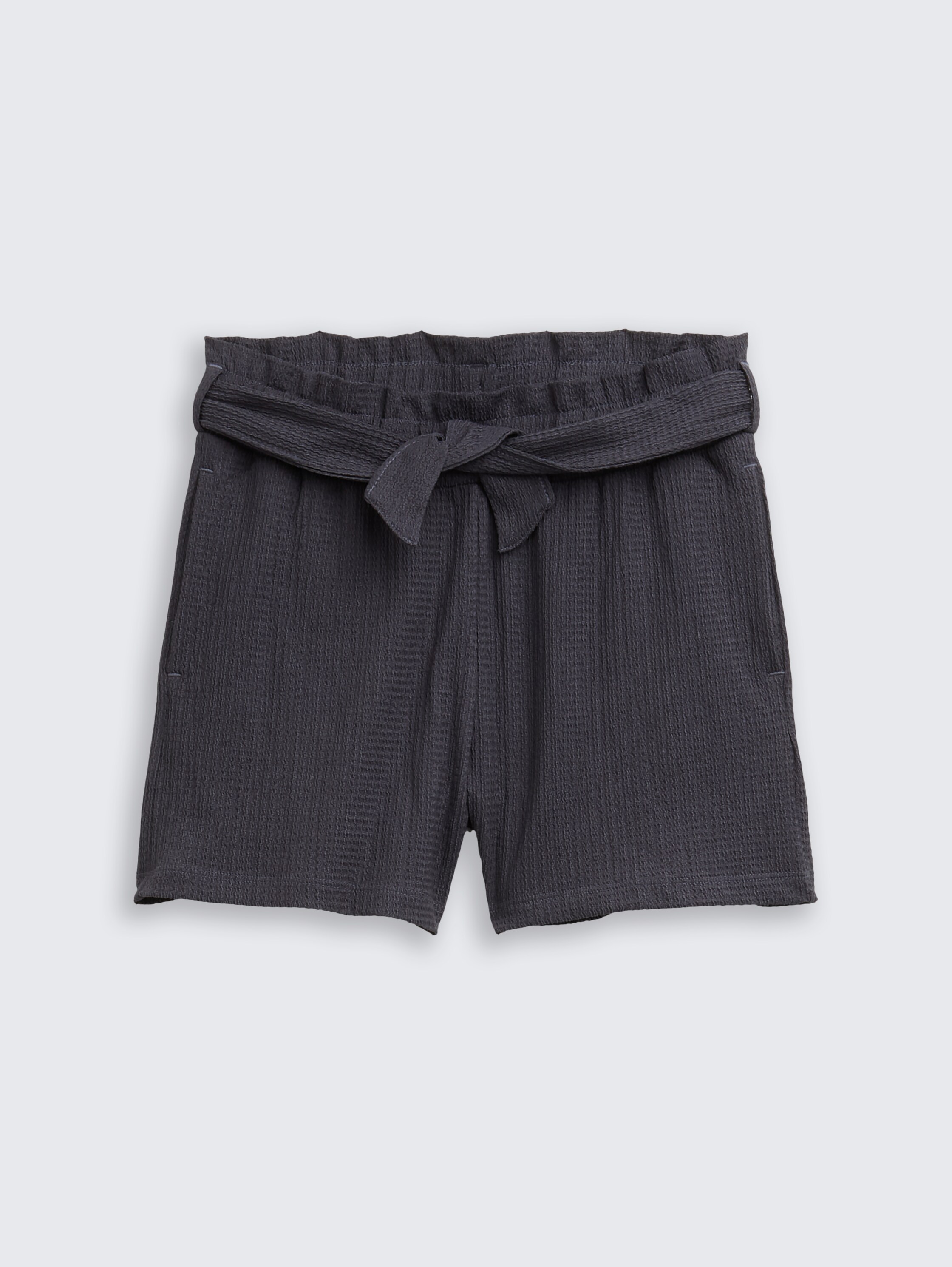 Paperbag Shorts - coal_grey_1 - 