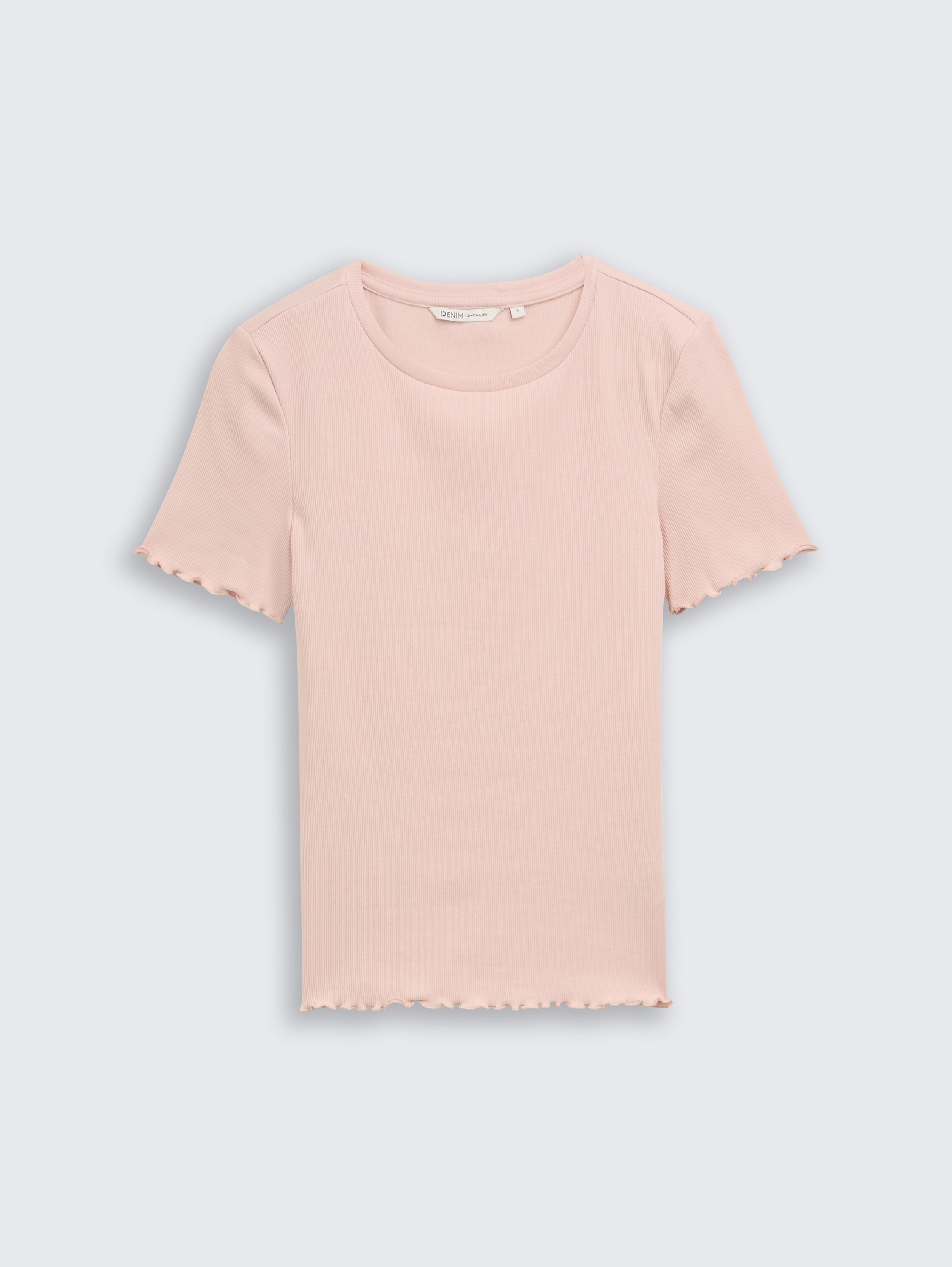 T-Shirt mit Rippstruktur - 3
