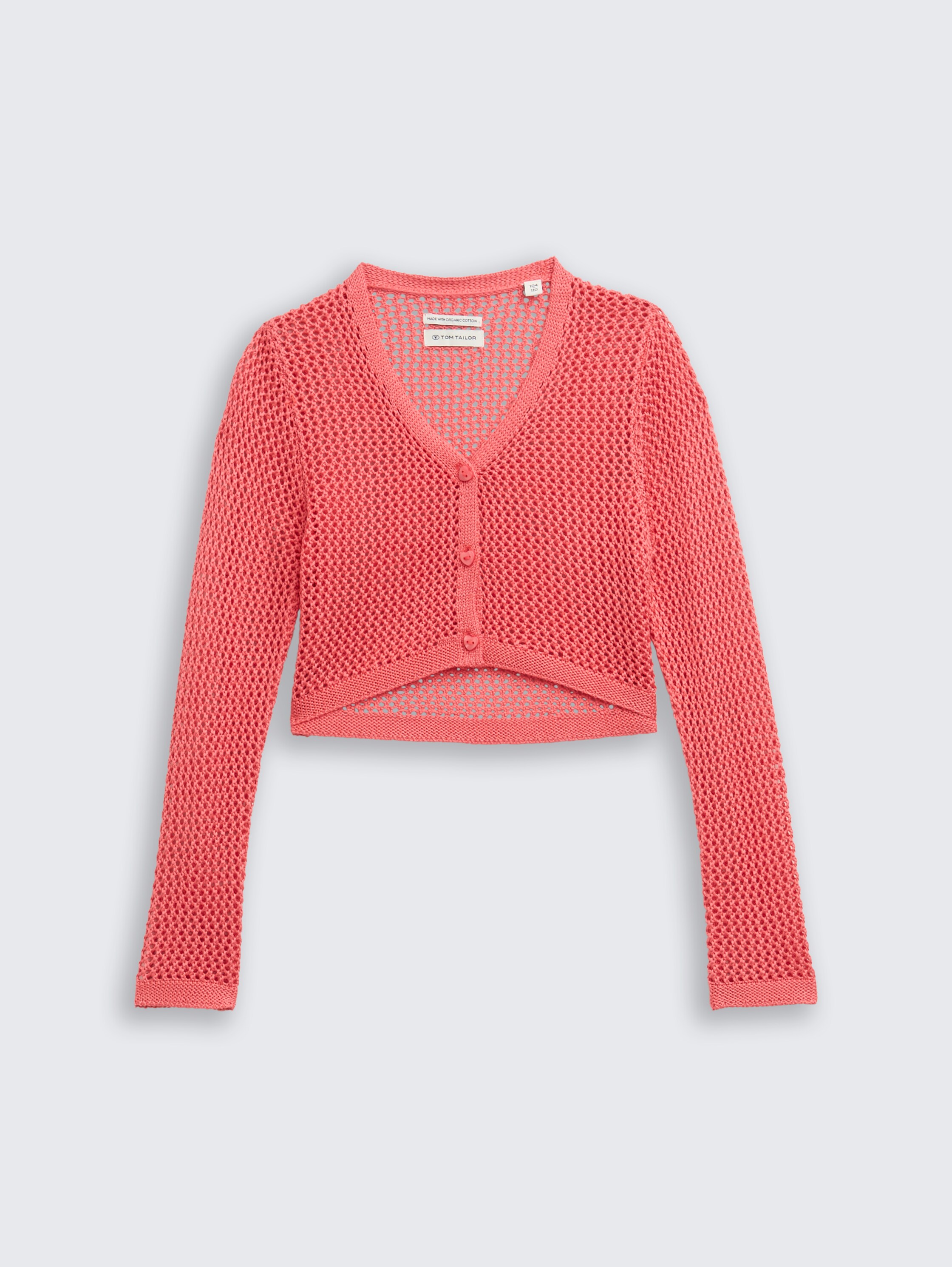 Cropped Cardigan - pink_dream - 