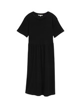Ausgewählt, Jersey Midi-Kleid von Tom Tailor, schwarz