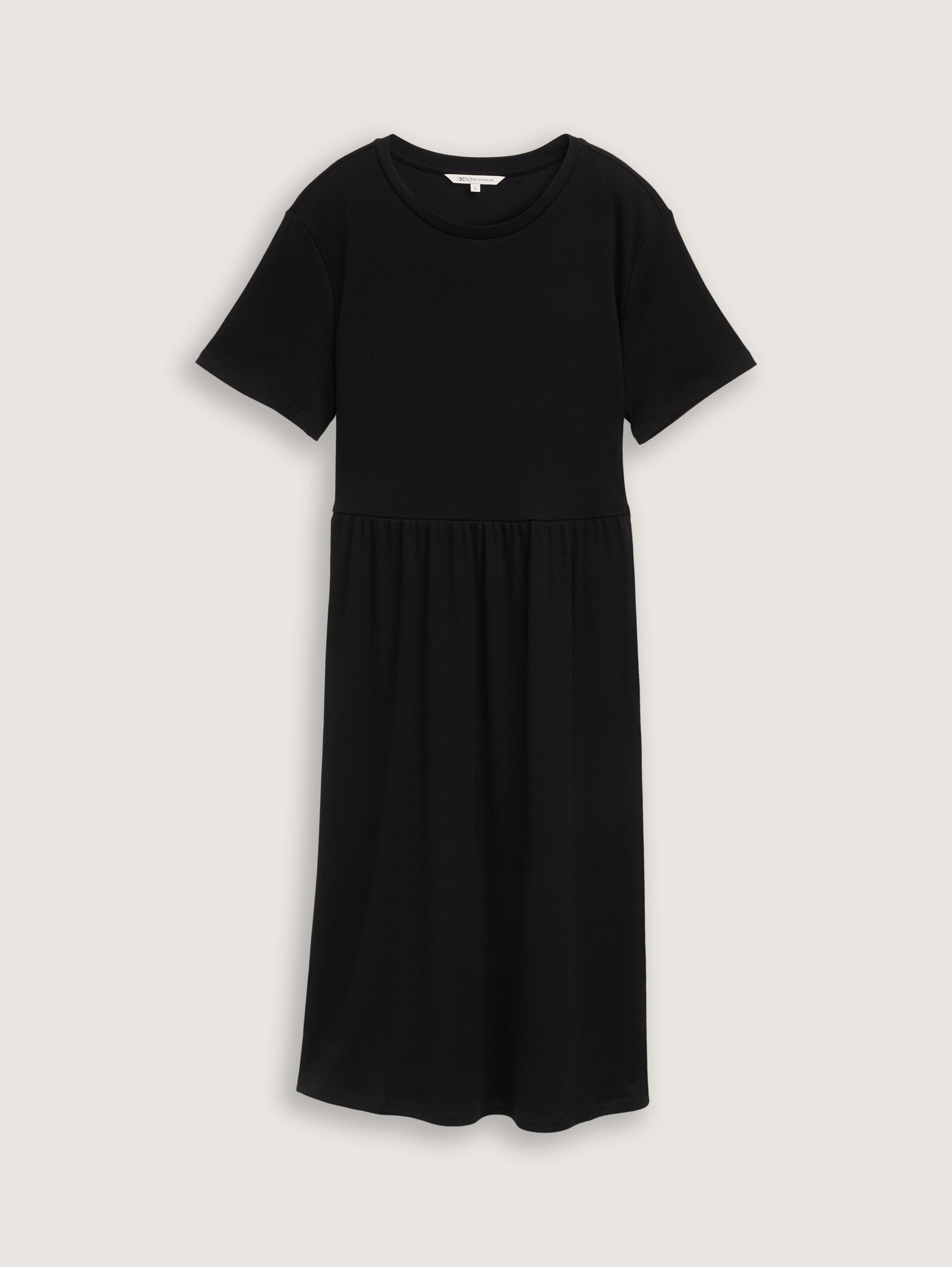 Jersey Midi-Kleid - deep_black_1 - 