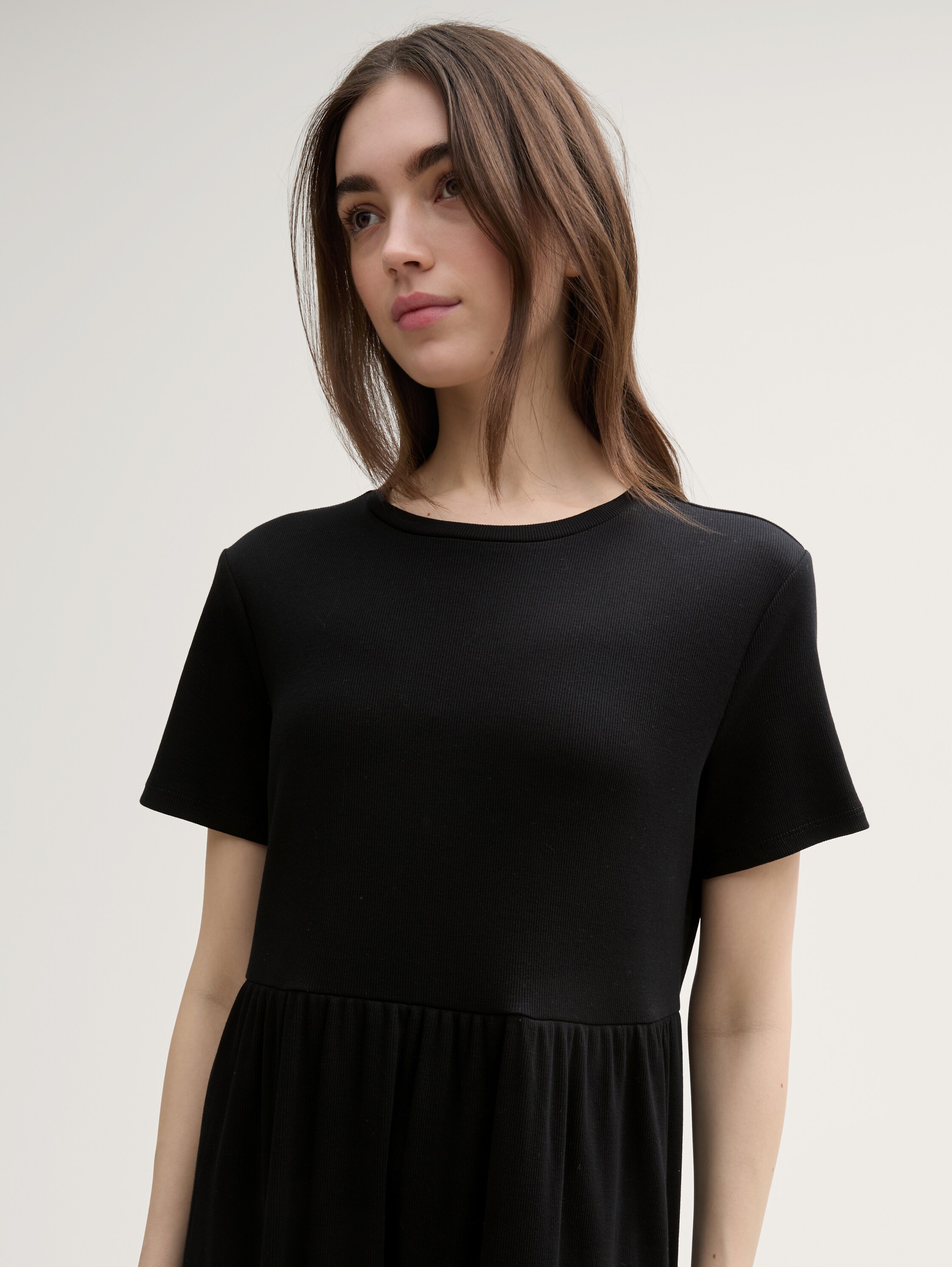 Jersey Midi-Kleid - deep_black_1 - 