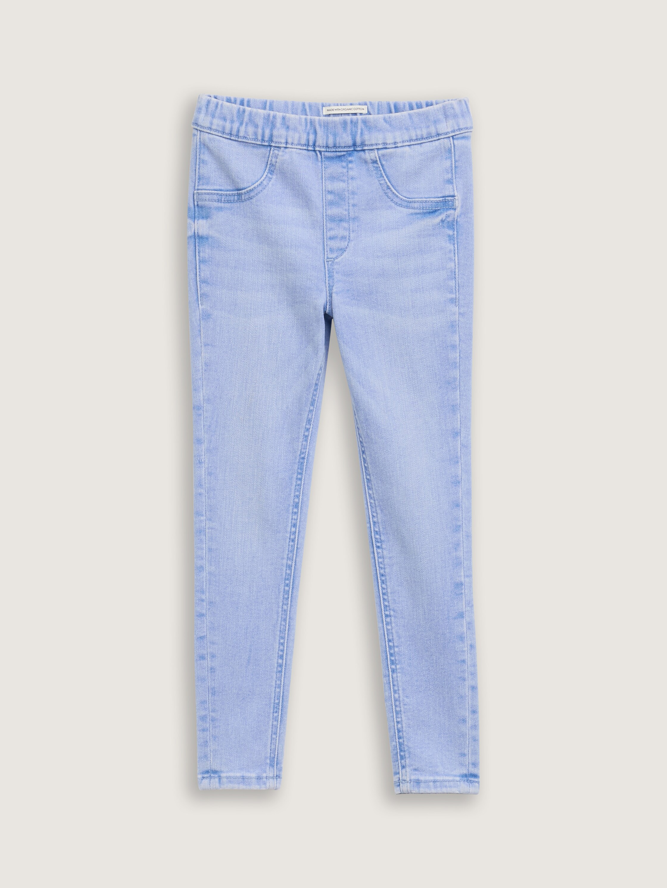 Jeggings mit Gummibund - clean_bleached_blue_denim - 